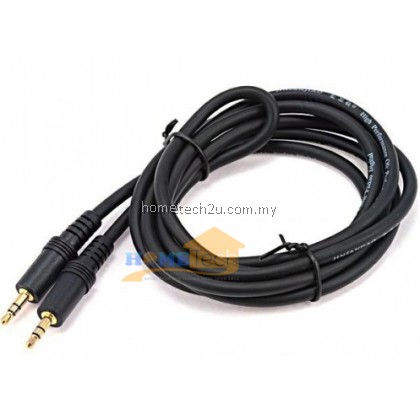 High quality gold copper Stereo To Stereo Cable Connect To AUX Jack